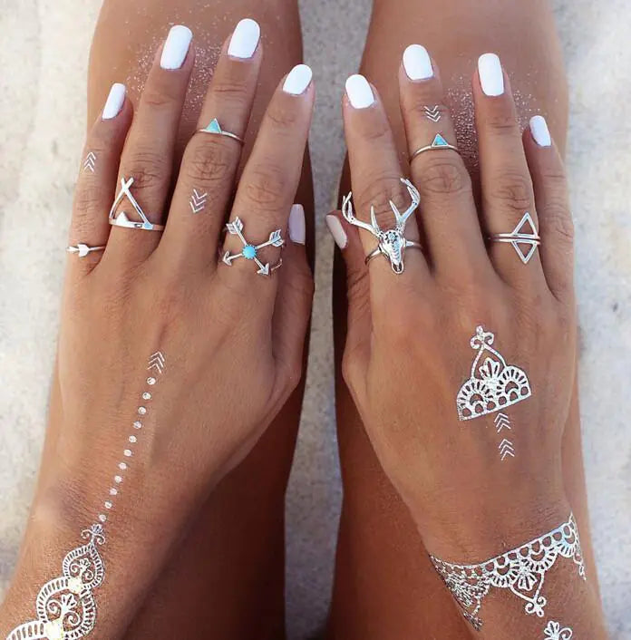 Joint Ring Set, Seven-Piece Stacking Rings