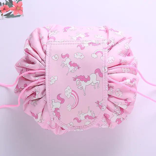 PLEEGA Women Drawstring Travel Cosmetic Bag Organizer
