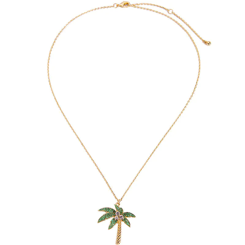 Alloy Inlay Diamond Hollow Necklaces
