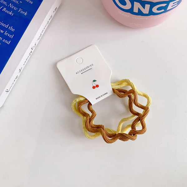 Candy Gradient Wave Hair Ties - Basic Hair Accessories