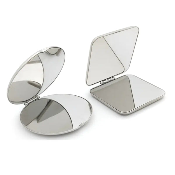 Portable Folding Aluminum Alloy Makeup Mirror