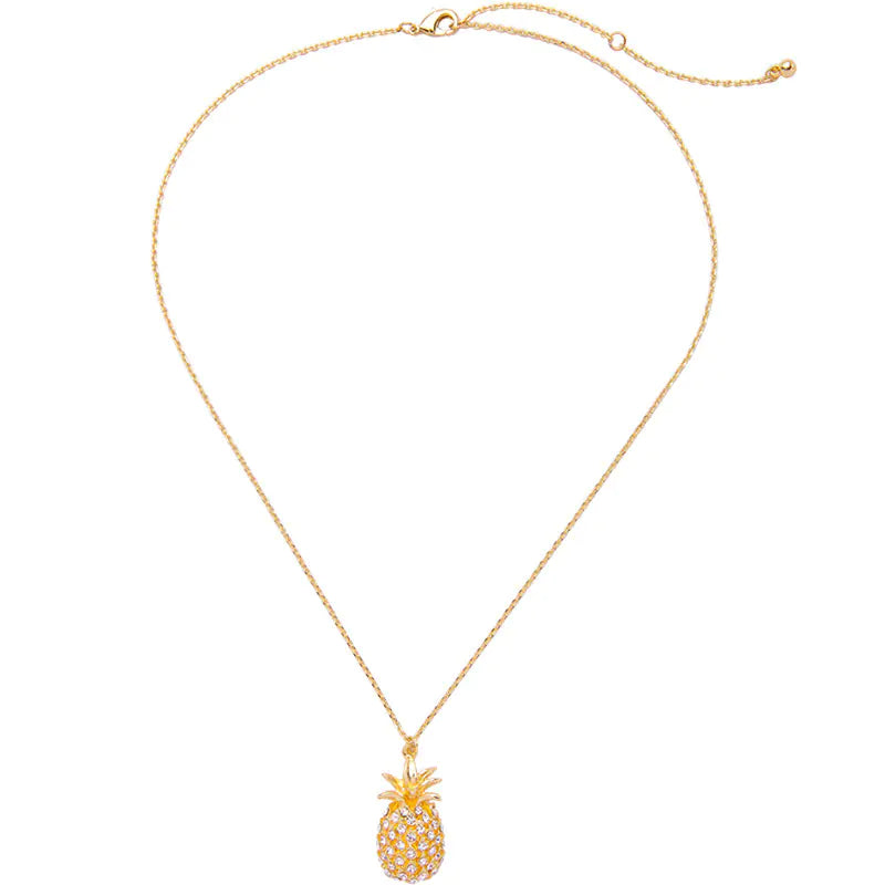 Alloy Inlay Diamond Hollow Necklaces