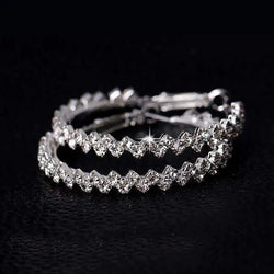 Crystal Earrings Versatile Stud Earrings