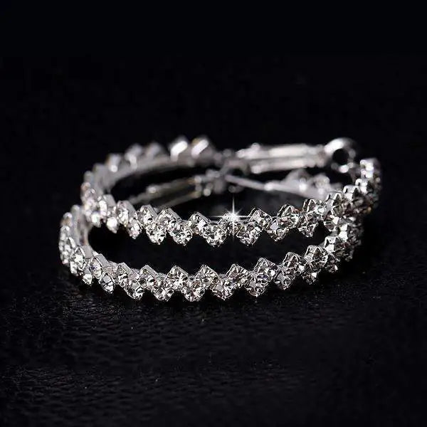 Crystal Earrings Versatile Stud Earrings