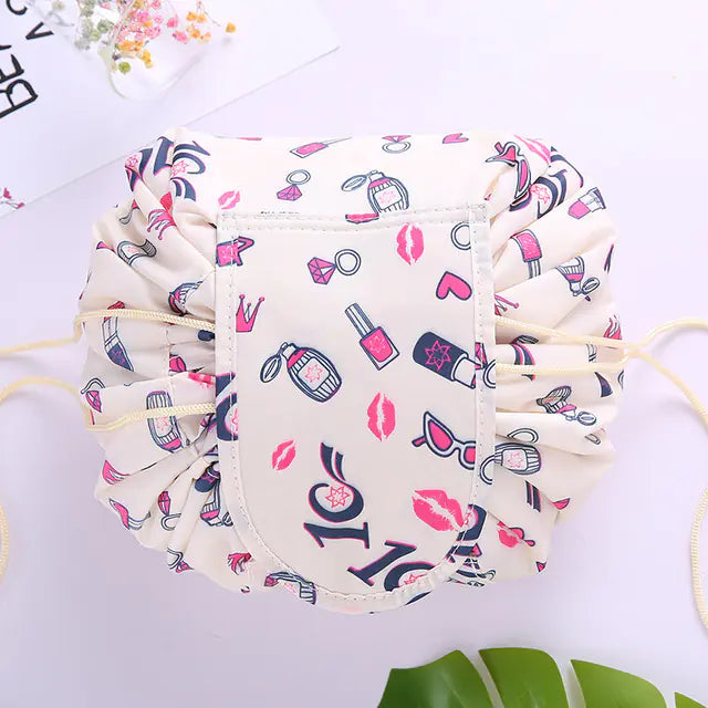 PLEEGA Women Drawstring Travel Cosmetic Bag Organizer