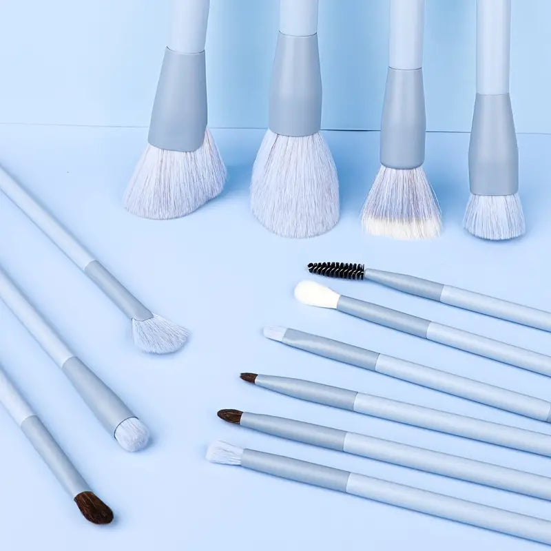 13-Piece Premium Synthetic Makeup Brushes Set with Bag
