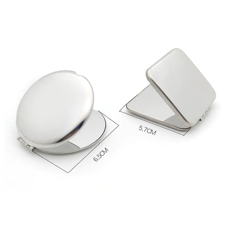 Portable Folding Aluminum Alloy Makeup Mirror