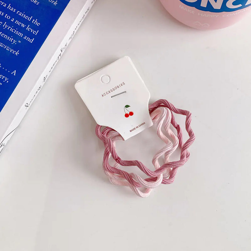 Candy Gradient Wave Hair Ties - Basic Hair Accessories