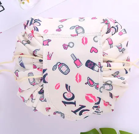 PLEEGA Women Drawstring Travel Cosmetic Bag Organizer