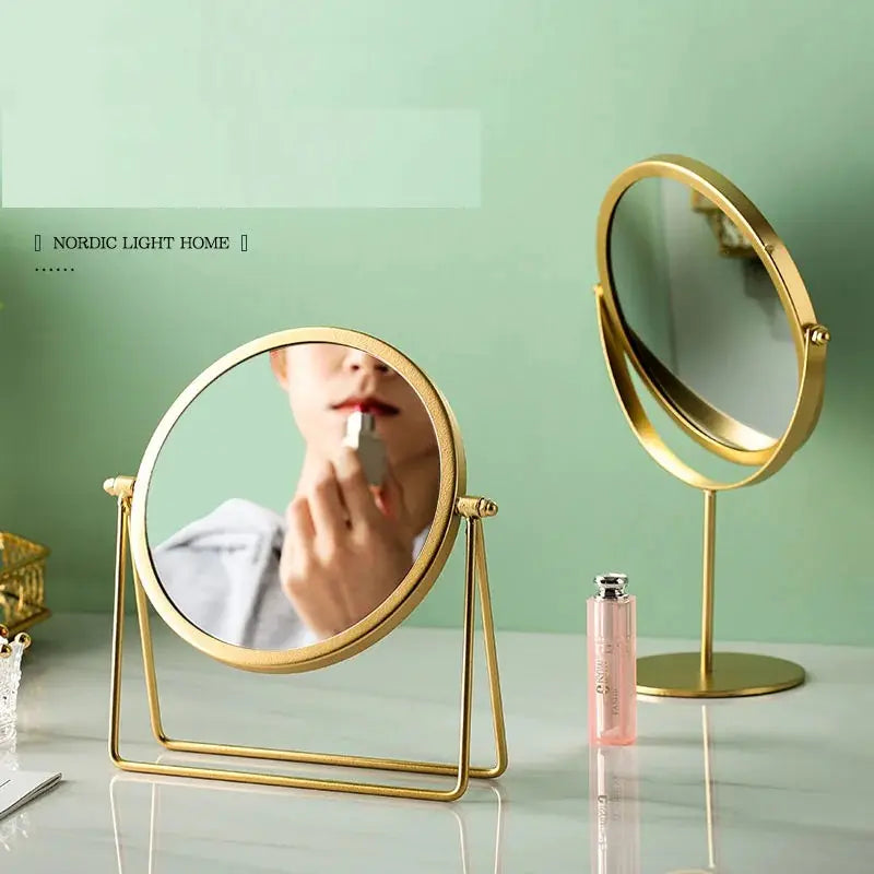 Nordic Portable Large Desktop Makeup Mirror