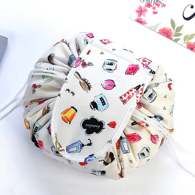 PLEEGA Women Drawstring Travel Cosmetic Bag Organizer