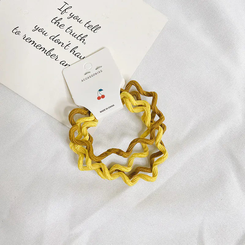 Candy Gradient Wave Hair Ties - Basic Hair Accessories