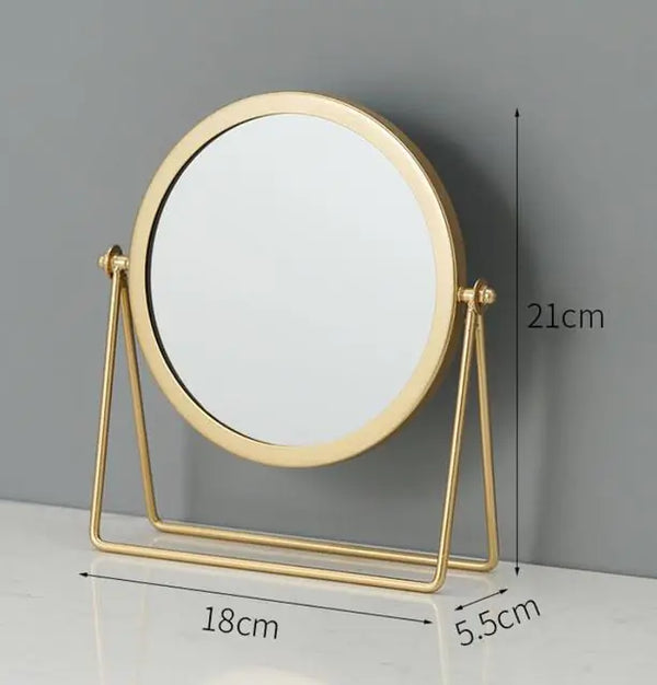 Nordic Portable Large Desktop Makeup Mirror