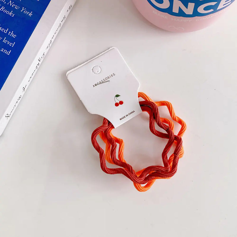 Candy Gradient Wave Hair Ties - Basic Hair Accessories