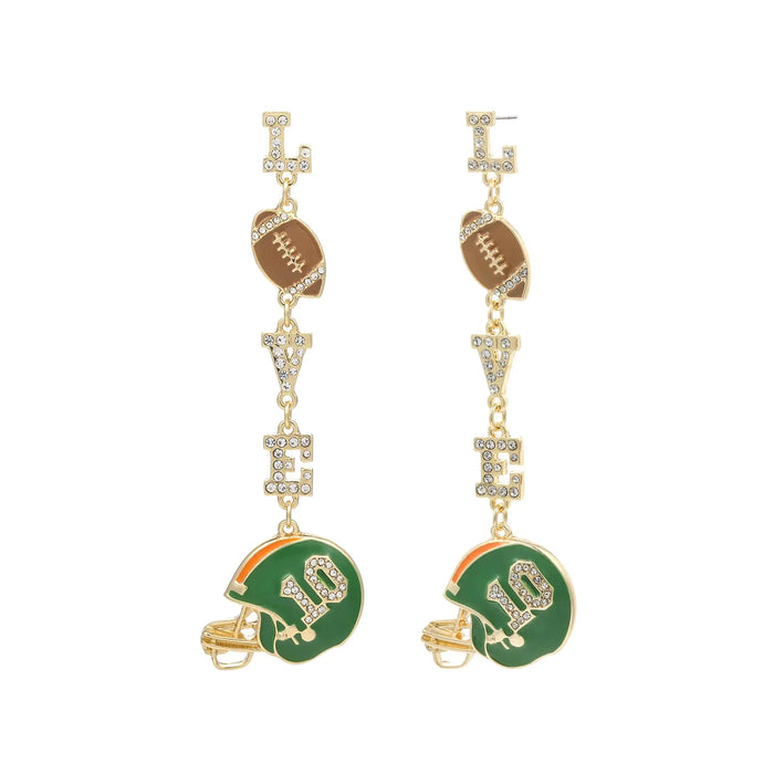 Tyler Baseball Earrings