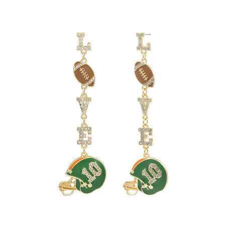 Tyler Baseball Earrings
