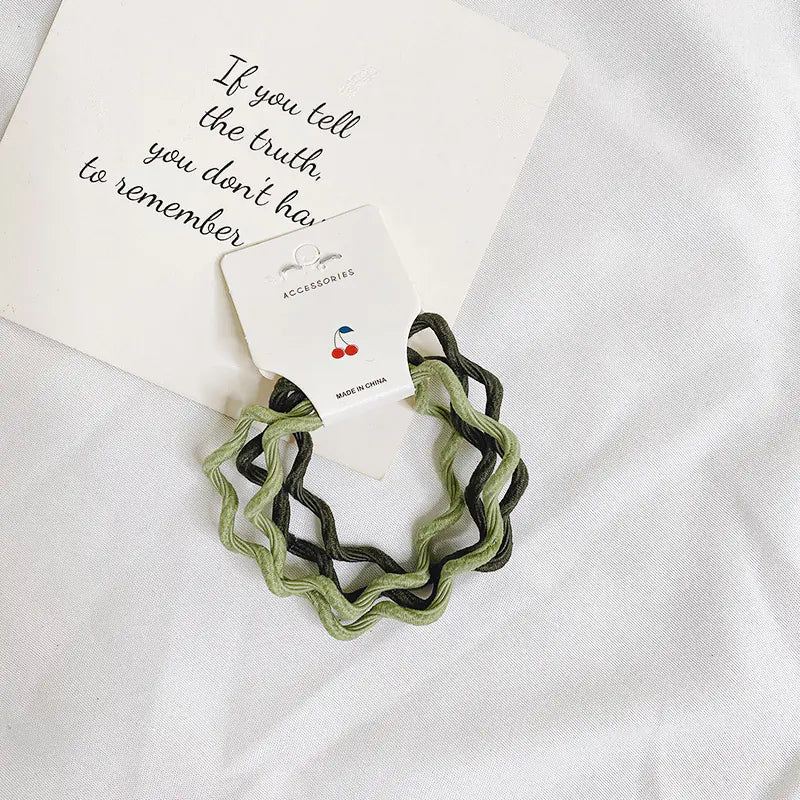 Candy Gradient Wave Hair Ties - Basic Hair Accessories