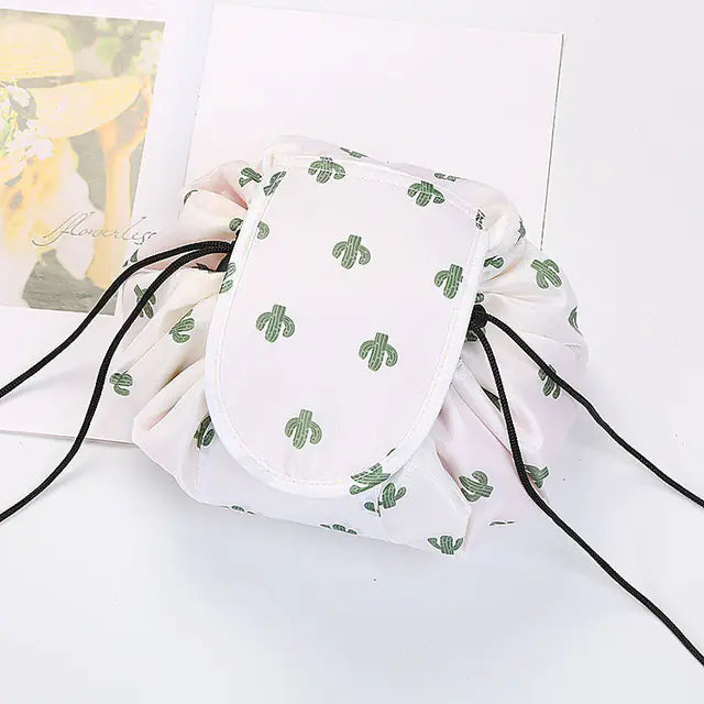 PLEEGA Women Drawstring Travel Cosmetic Bag Organizer