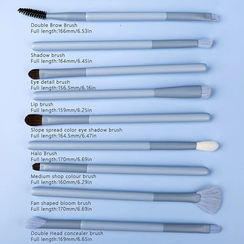 13-Piece Premium Synthetic Makeup Brushes Set with Bag