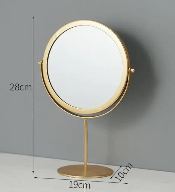 Nordic Portable Large Desktop Makeup Mirror