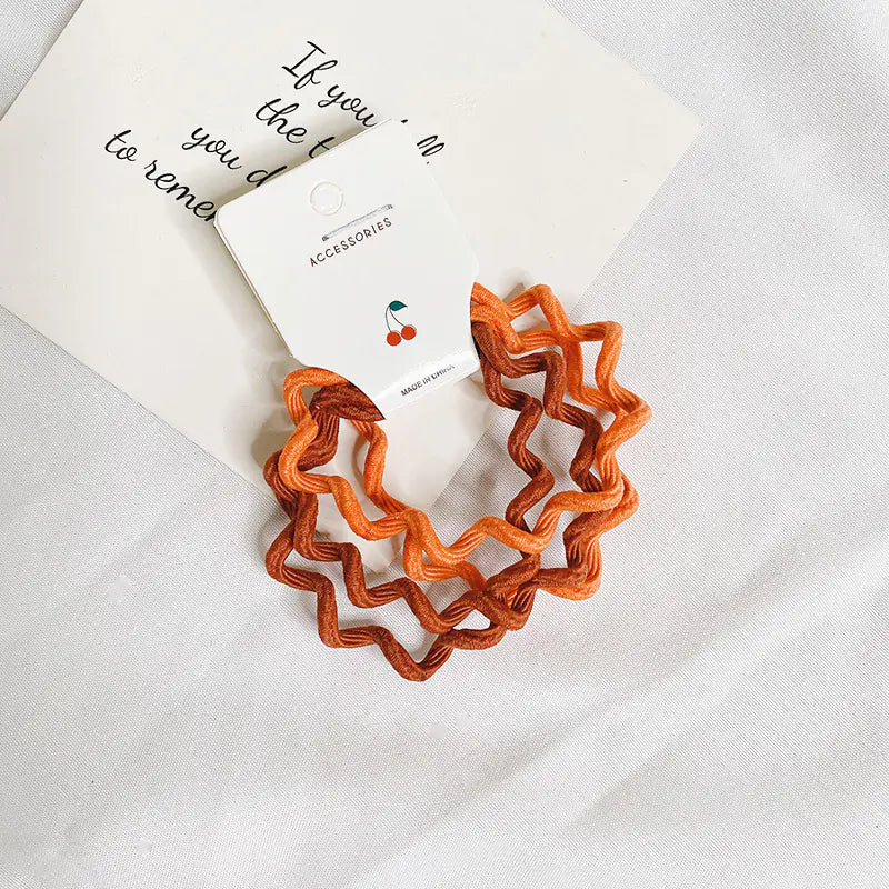 Candy Gradient Wave Hair Ties - Basic Hair Accessories