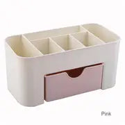 Cosmetic Storage Box for Makeup Brushes and Jewelry