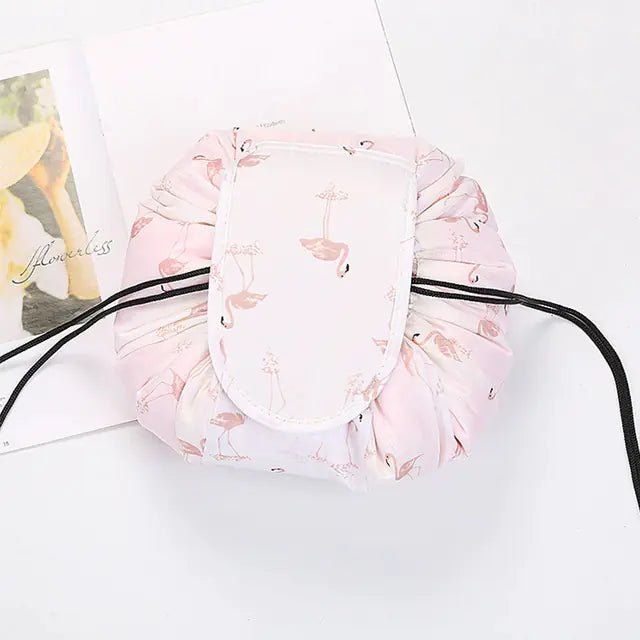 PLEEGA Women Drawstring Travel Cosmetic Bag Organizer