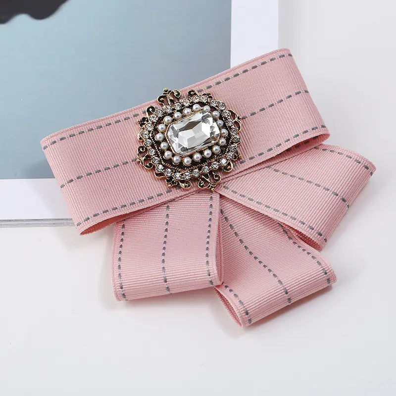 Bow Tie Brooch, Bowtie, and Bow Flower Set