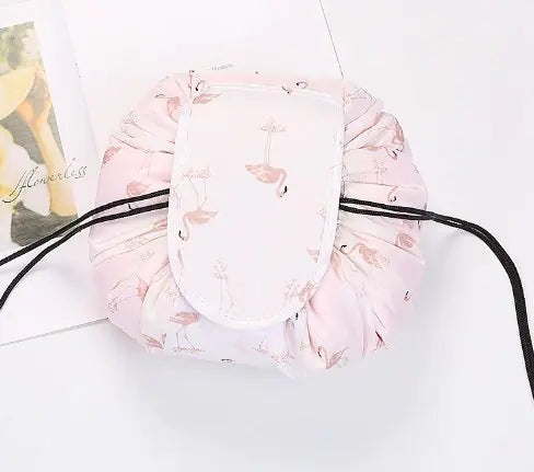 PLEEGA Women Drawstring Travel Cosmetic Bag Organizer