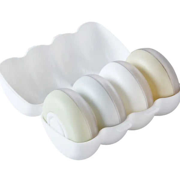 4-Pack Travel Press Bottles for Shampoo and Lotion