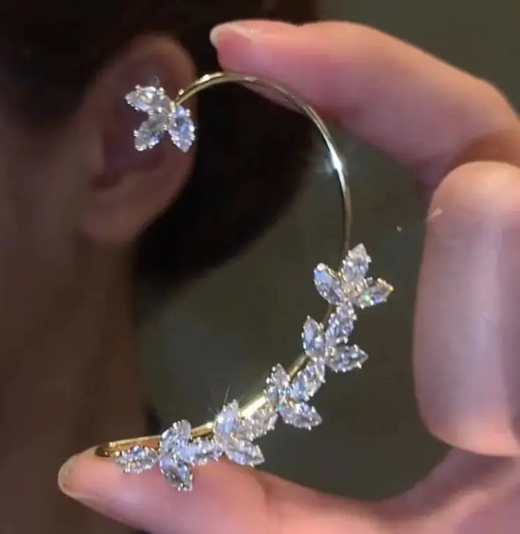 Women's Zircon Wheat Earrings