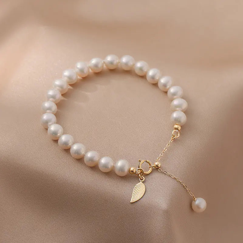 Genuine Freshwater Pearl Bracelets for Women and Girls